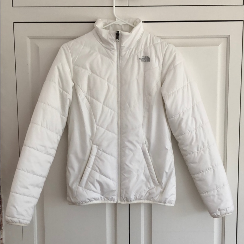 The North Face white insulated jacket XS